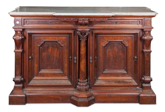 Appraisal: Sale Lot A Victorian Mahogany Server in a breakfront form