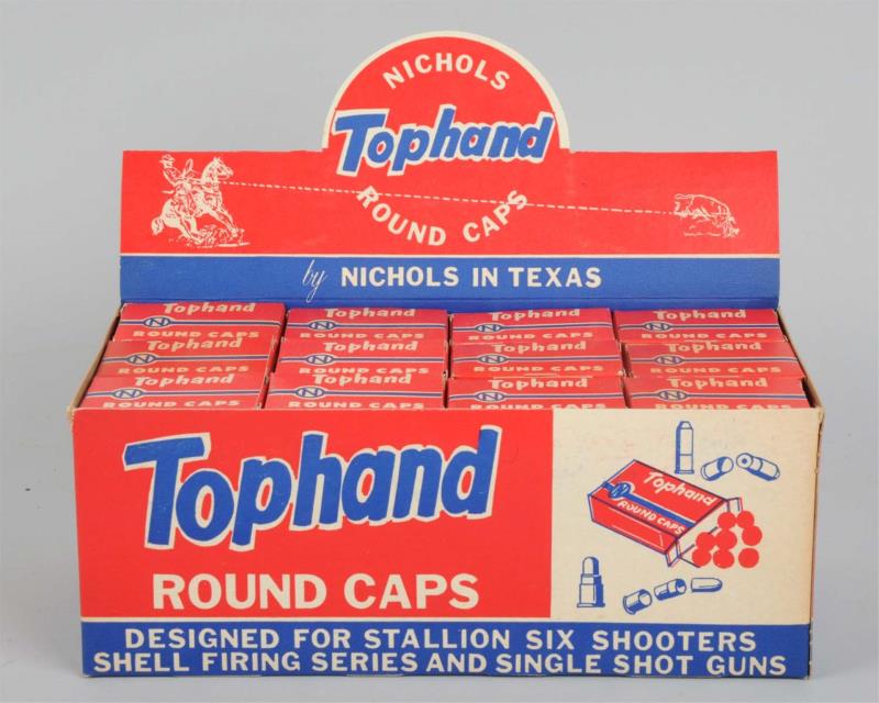 Appraisal: Nichols Tophand Cap Gun Caps This lot includes a full