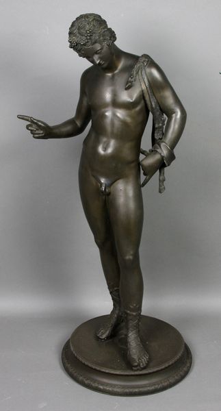 Appraisal: th or th Century Grand Tour-style Classic bronze figure x