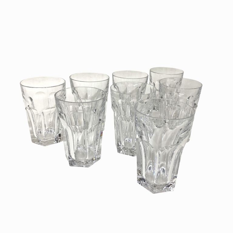 Appraisal: Baccarat Crystal Water Tumblers Baccarat Crystal Water Tumblers Signed at