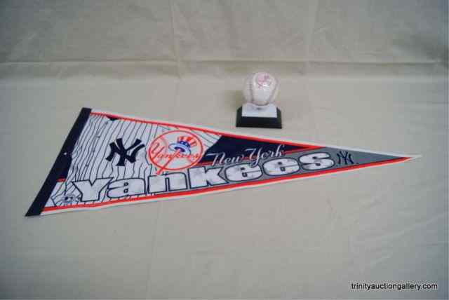 Appraisal: New York Yankees Baseball Pennant CollectibleThis is for Major League