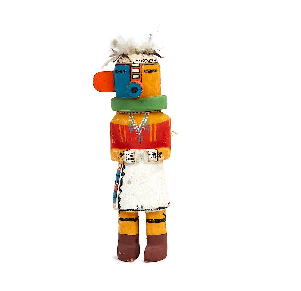 Appraisal: Hopi Ma'alo Kachina Hopi Ma'alo Kachina by unknown artist Dimensions