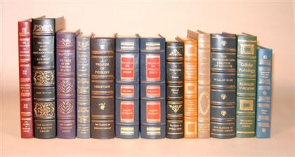 Appraisal: vols Leather Bindings Classics of Medicine Library Bartlett Elisha The