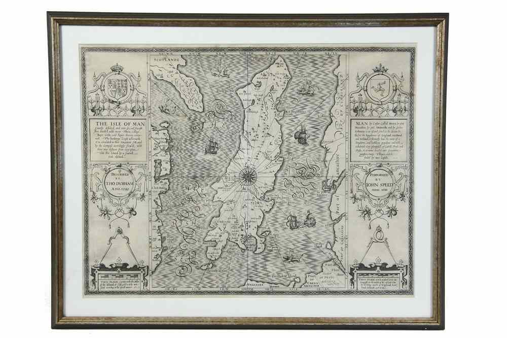 Appraisal: RARE TH C MAP - 'The Isle of Man' described