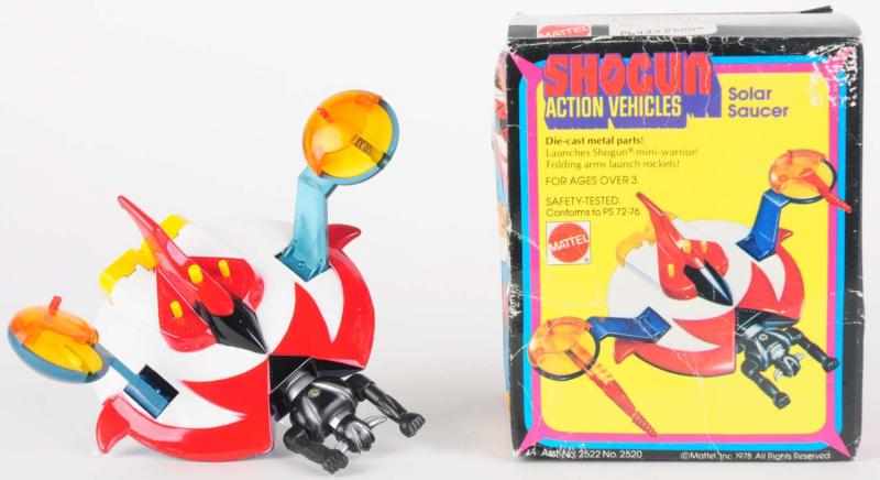 Appraisal: Popy Shogun Action Vehicles Mattel Mint Grandizer and saucer in