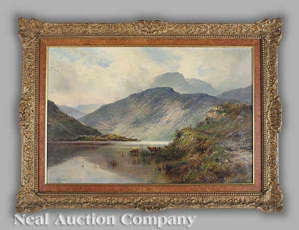 Appraisal: Alfred de Breanski Sr English - Inversnaid oil on canvas