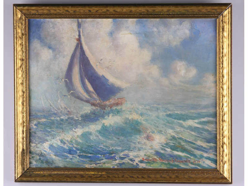 Appraisal: Jeanette Slocomb Edwards DE th c Homeward oil on board