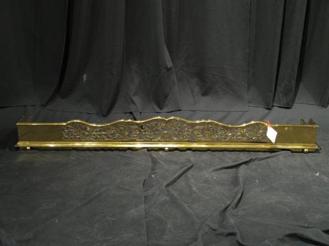 Appraisal: GEORGIAN STYLE SERPENTINE FRONT FIRE FENDER Early mid th century