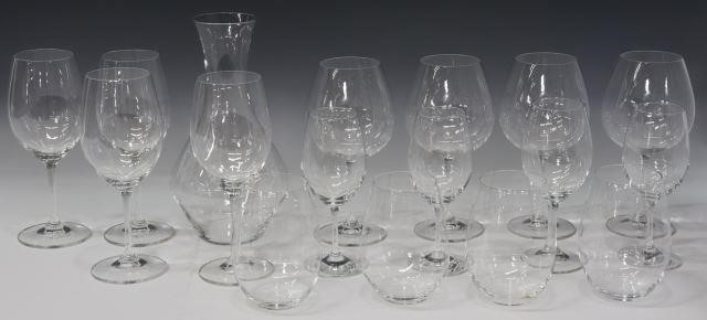 Appraisal: lot of Riedel colorless glass stemware and decanter all having