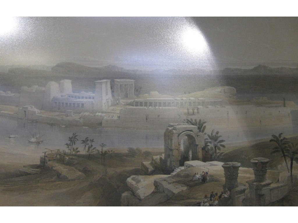 Appraisal: After DAVID ROBERTS RA Lithograph 'General view of the Island