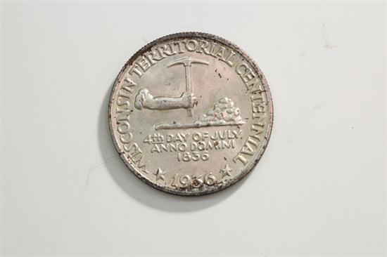 Appraisal: SILVER HALF-DOLLAR Wisconsin Centennial