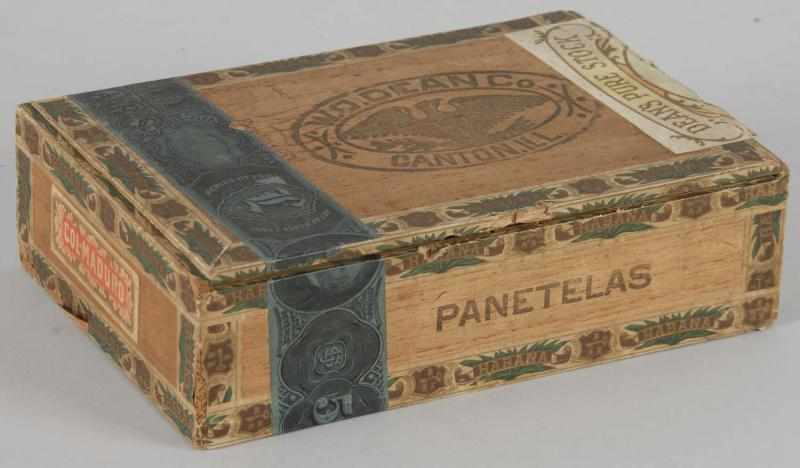 Appraisal: Dean's Pure Stock Cigar Box Description Circa Advertising county fair