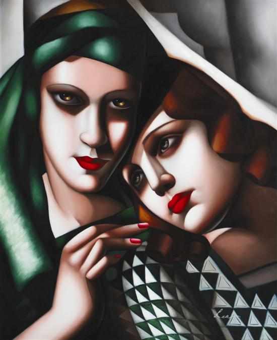 Appraisal: After Tamara De Lempicka European School th century The Green