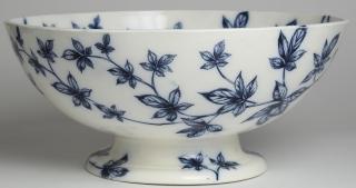 Appraisal: Ridgways English Porcelain Centerpiece Bowl In the blue Virginia pattern