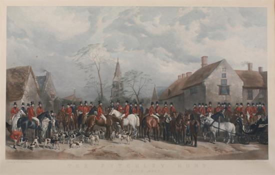 Appraisal: AFTER WILLIAM H BARRAUD British - The Pytchley Hunt The