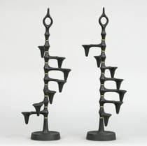 Appraisal: Pair of Quistgaard Dansk Denmark IHQ Candelabra mid th Century