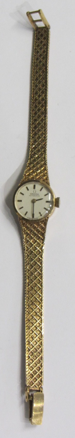 Appraisal: A ladies ct gold Omega Automatic wristwatch the signed circular