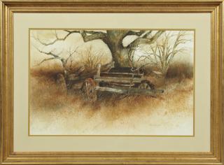 Appraisal: Carol Pigott Hardy The Old Farm Wagon wa Carol Pigott