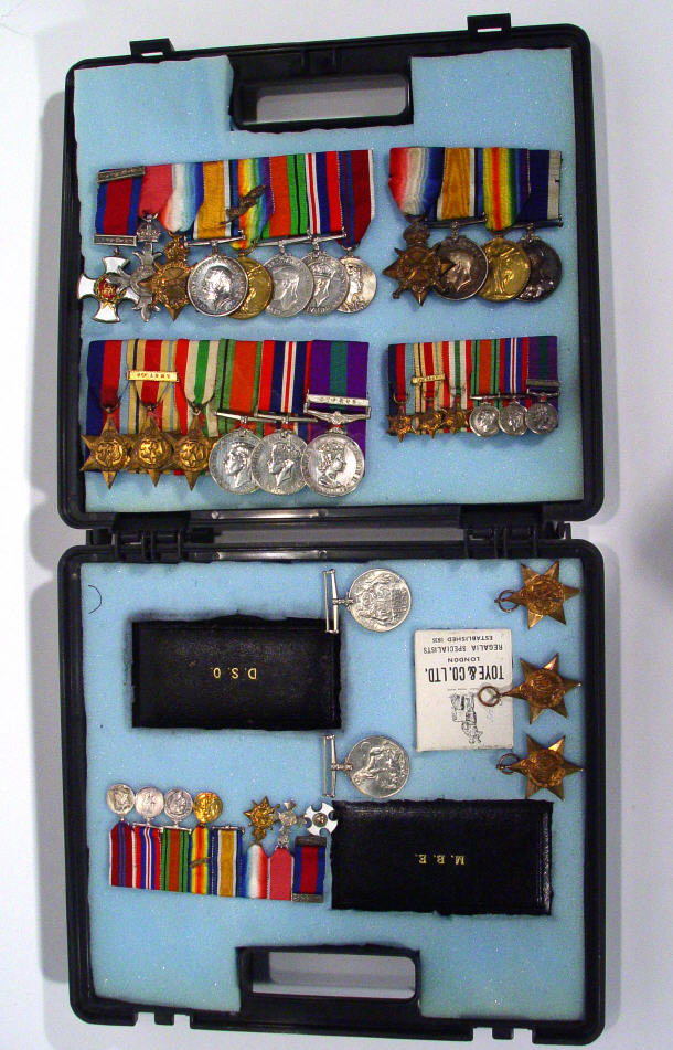 Appraisal: Three important military family medal groups the first World War