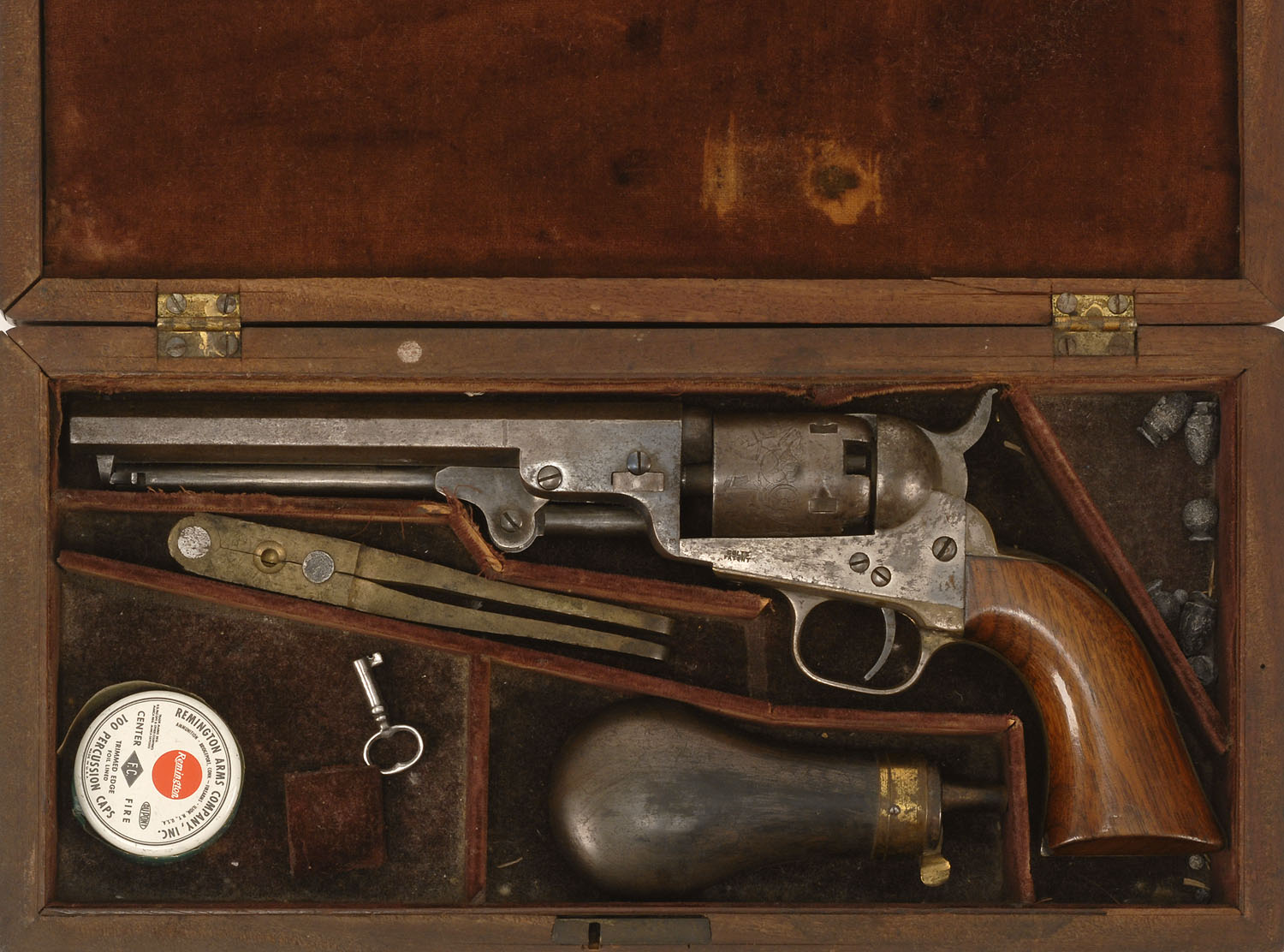 Appraisal: CASED COLT MODEL REVOLVER cal Serial all matching Length of