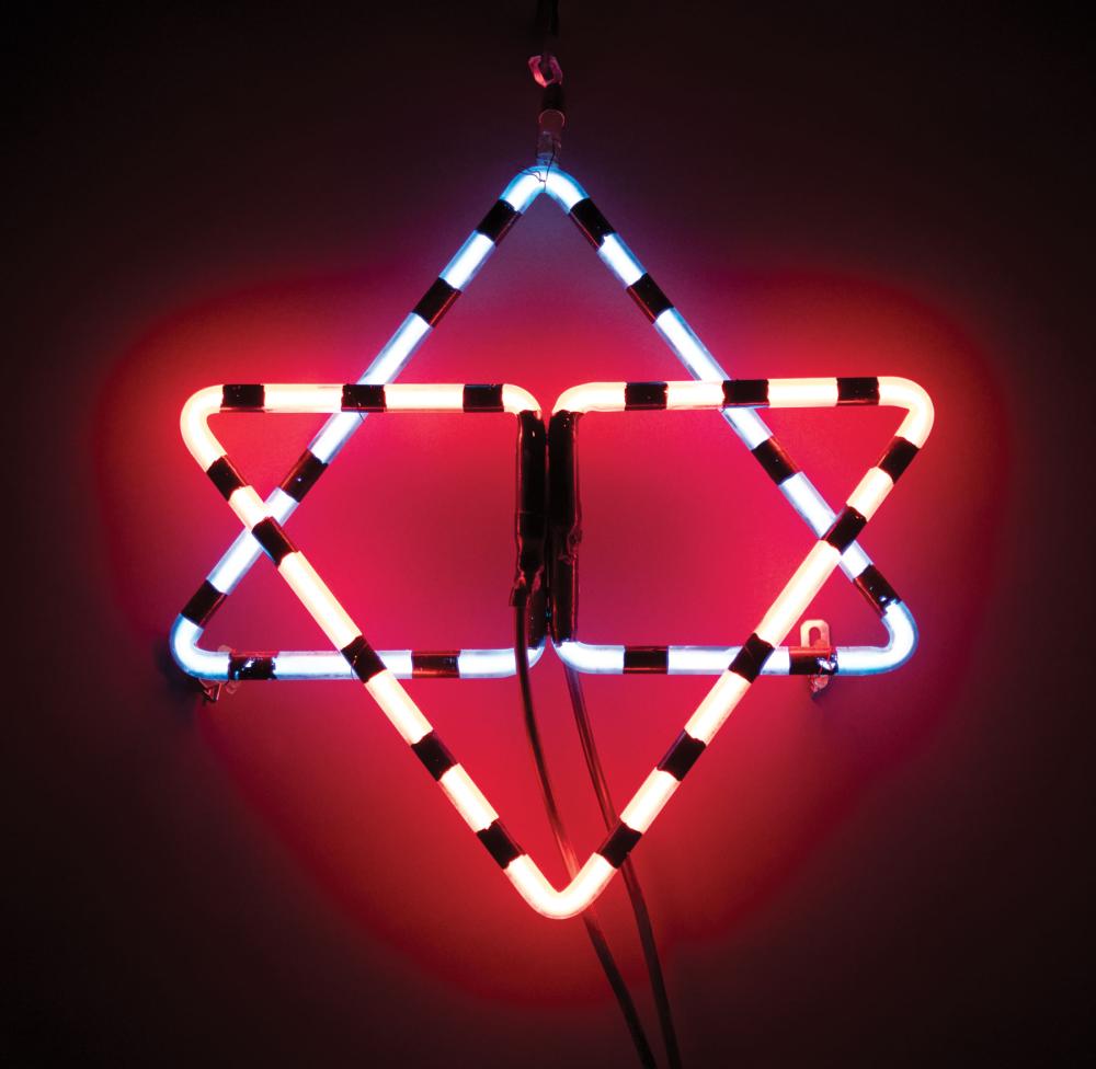 Appraisal: Keith Sonnier American Louisiana - Star of David neon and