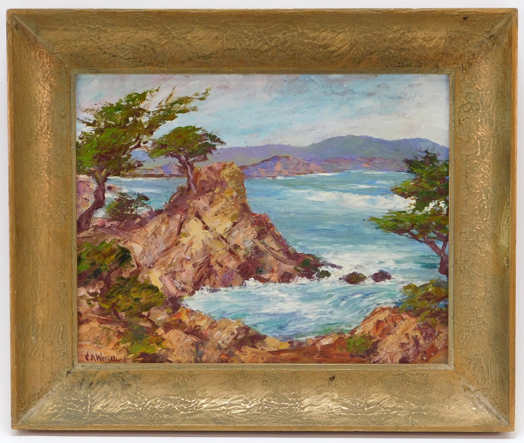 Appraisal: CHARLES WEIGEL O B PLEIN AIR CALIFORNIA PAINTING California South