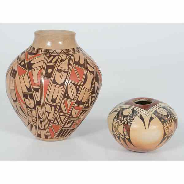 Appraisal: Alice Dashee and Verona Silas Hopi Jars lot of including