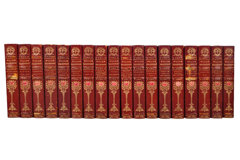 Appraisal: LEATHER BOUND VOLUMES WILLIAM SHAKESPEAREBook Lovers' Limited Edition numbered of