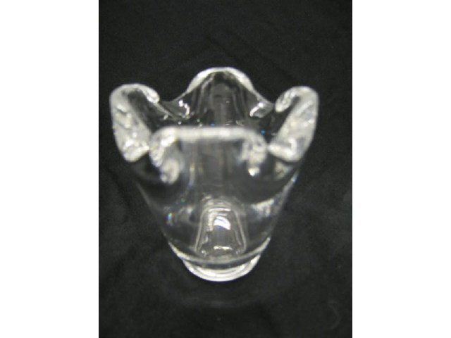 Appraisal: Steuben Crystal Toothpick Holder a scarce piece