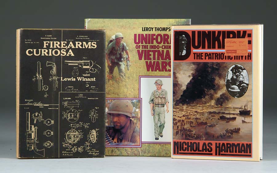 Appraisal: LOT OF ABOUT BOOKS RELATING TO WARFARE AND SMALL ARMS