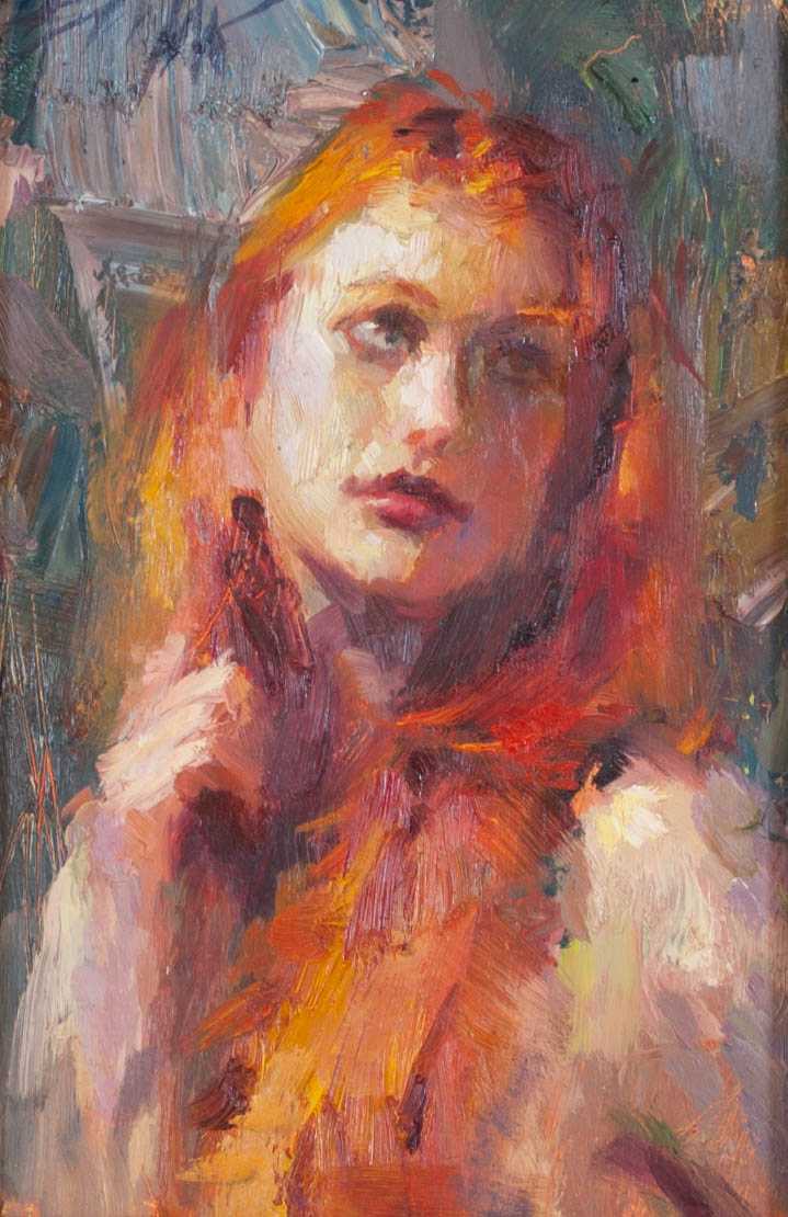 Appraisal: HENRY ASENCIO OIL ON BOARD California b Portrait of a