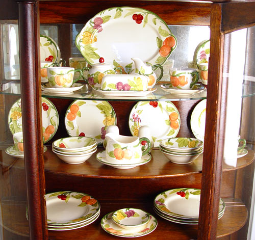 Appraisal: FRANCISCAN ''FRESH FRUIT'' CHINA FOR pieces to include each of