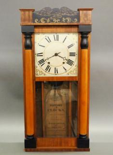 Appraisal: Eli Terry Federal clock A circa Federal shelf clock by