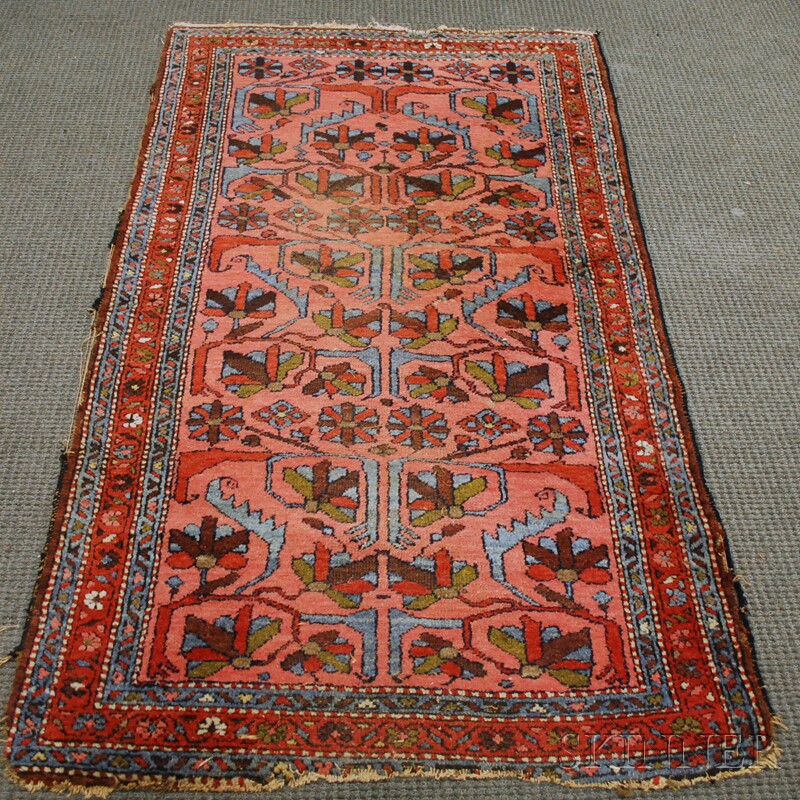 Appraisal: Hamadan Rug Northwest Persia th century ft in x ft