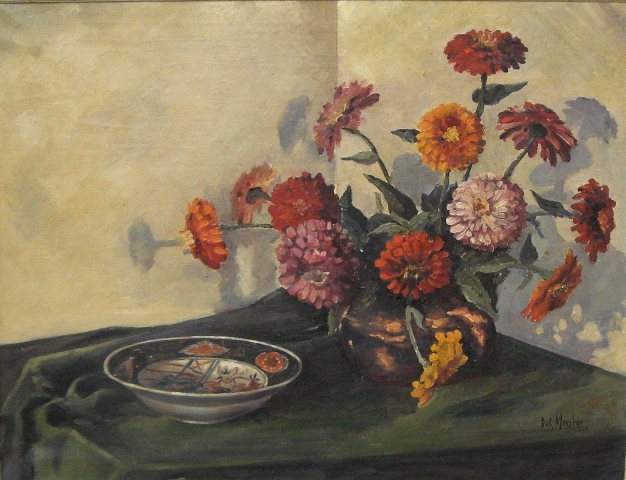 Appraisal: Diederick Dirk Meesters Dutch - Still Life with Flowers and