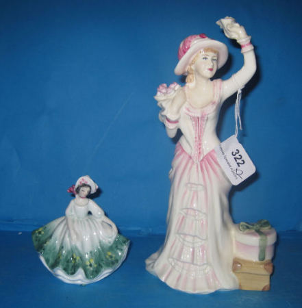 Appraisal: Royal Doulton Figures Bon Voyage HN and Miniature Sunday Best