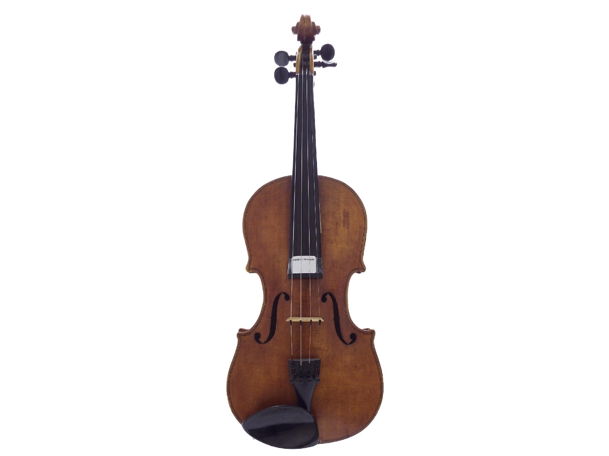 Appraisal: English violin labelled J Baldock no cm two bows case