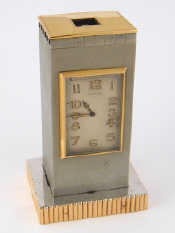 Appraisal: Van Cleef Arpels A rare Art Deco styptor combination clock