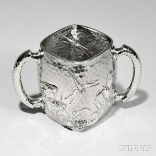 Appraisal: Dominick Haff Sterling Silver Two-handled Loving Cup New York Theodore