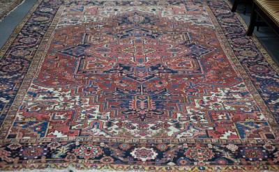 Appraisal: A Heriz carpet North West Persia second quarter th Century