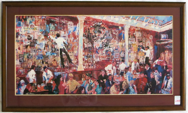 Appraisal: LEROY NEIMAN PRINT New York Illinois - F X McRory's