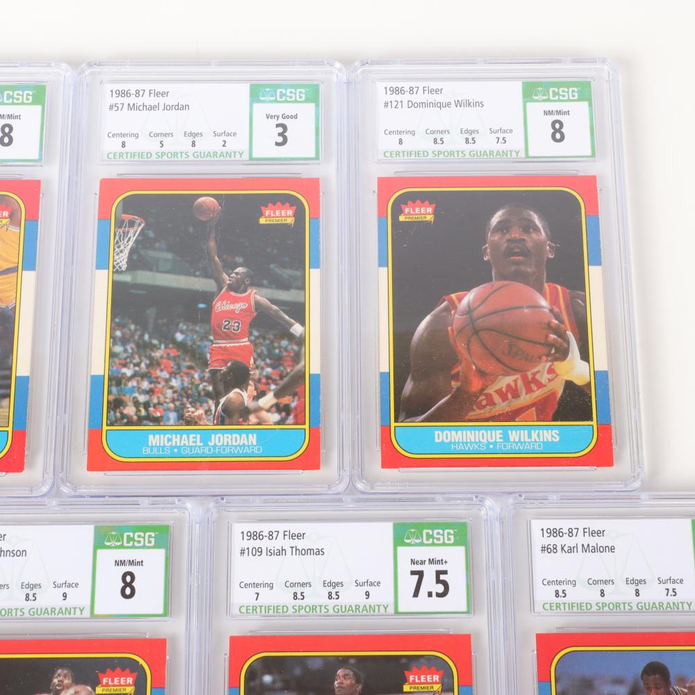 Appraisal: COMPLETE - FLEER BASKETBALL CARD SET MICHAEL JORDAN ROOKIEComplete -