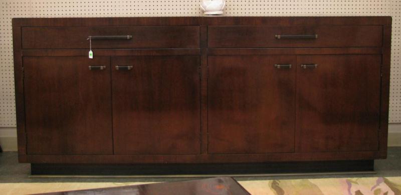 Appraisal: Baker Furniture Buffet two drawers and four cabinet doors adjustable