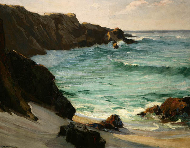 Appraisal: Jean Mannheim - Jean Mannheim - Pasadena CA California seascape