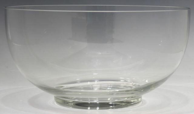 Appraisal: Tiffany Company Revere style footed crystal bowl bearing acid-etched mark