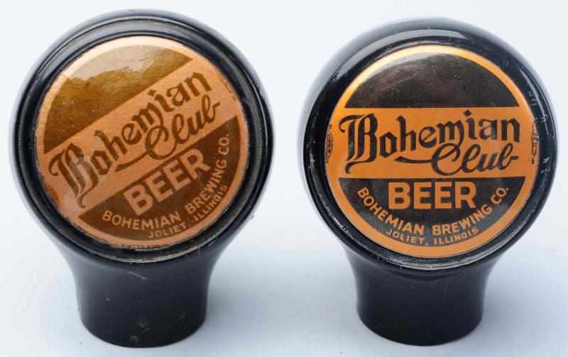 Appraisal: Lot of Bohemian Club Beer Tap Knobs Includes one with