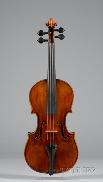 Appraisal: Violin c labeled DOMENICUS MONTAGNANA length of two-piece back in