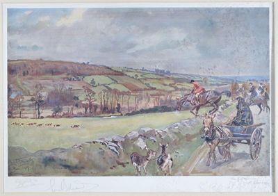 Appraisal: After Lionel Edwards - The Kilkenny Hunt Signed and titled