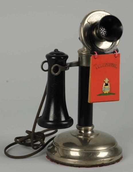 Appraisal: Monarch Candlestick Telephone Circa nickel with black shaft marked transmitter