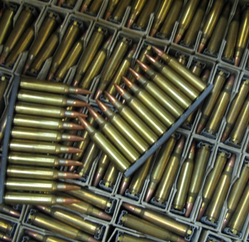 Appraisal: CASE OF ROUNDS OF SURPLUS AMMUNITION all on ten round